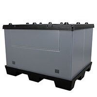 Uni-Pak 45 x 48 x 34 Plastic Pallet Pack Container (1 Door)