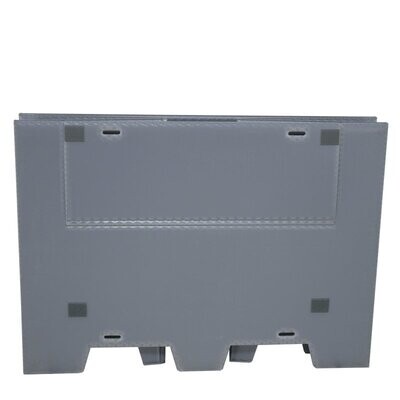 Pared para caja-palet de plástico de 40" x 48" x 34" Uni-Pack (1 puerta)