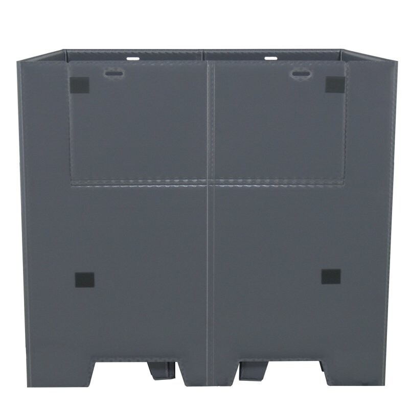 Pared para caja-palet de plástico de 40" x 48" x 45" Uni-Pack (1 puerta)