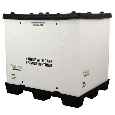 DuraGreen 40" x 48" x 45" Pallet Pack Container (No Drop)