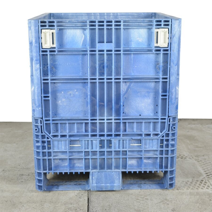 Refurbished 30" x 32" x 39" Used Collapsible Bulk Container (2 Doors)