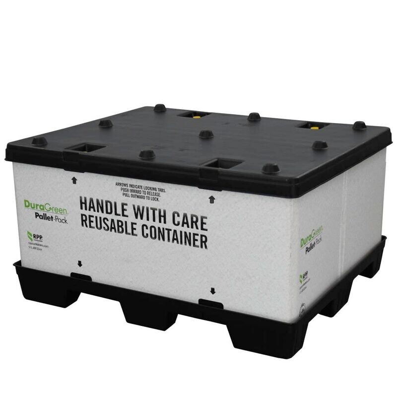 Contenedor caja-palet de 40" x 48" x 24" DuraGreen