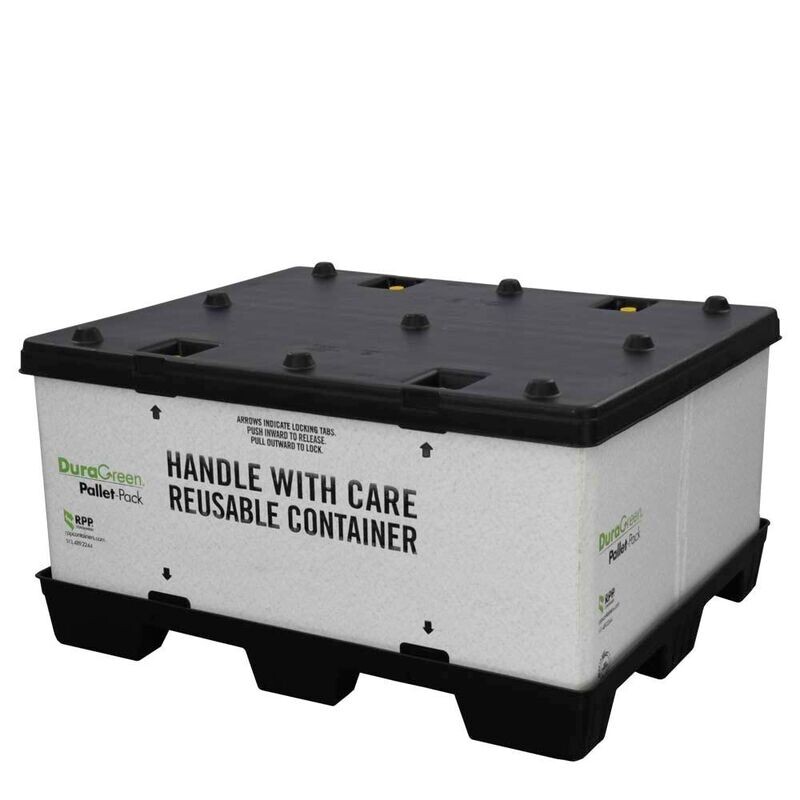 Contenedor caja-palet de 40" x 48" x 22" DuraGreen
