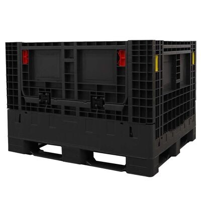 Contenedor bulk plegable de 40" x 48" x 34" Monoflo (2 puertas)