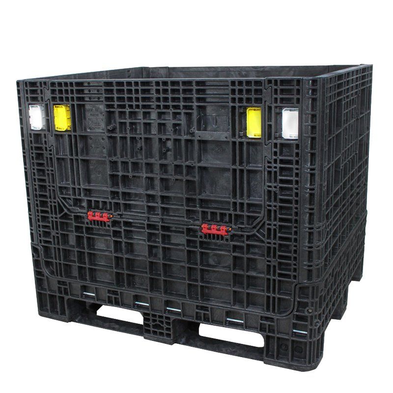 Contenedor bulk plegable y resistente de 40" x 48" x 39" Orbis (2 puertas)