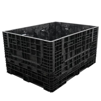 DuraGreen 65" x 48" x 34" Extended-Length Collapsible Bulk Container (4 Doors)