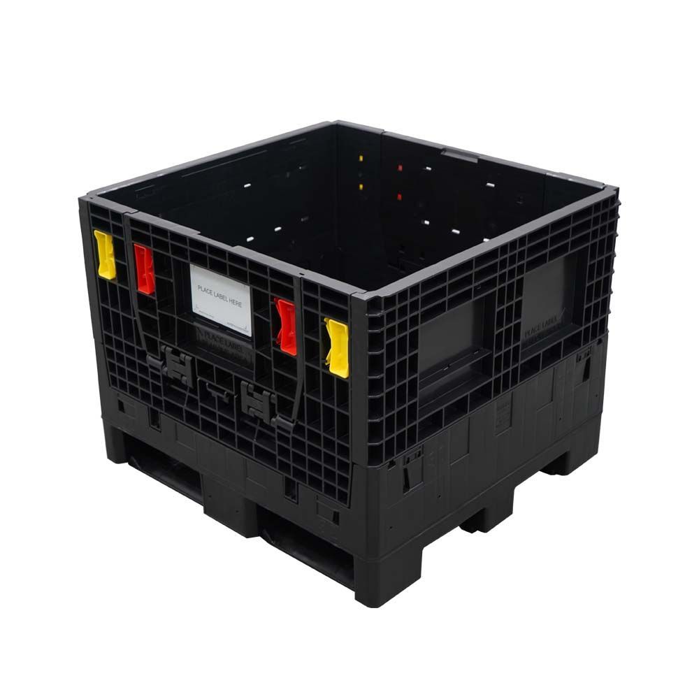 DuraGreen 32" x 30" x 25" Medium-Duty Collapsible Bulk Container (2 Doors)