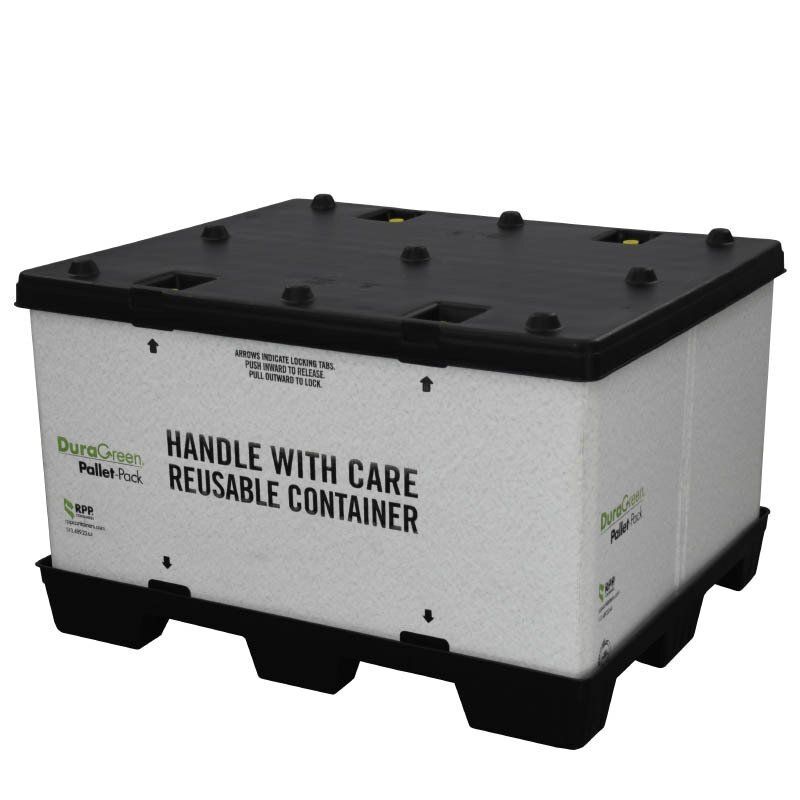 DuraGreen 40" x 48" x 30" Pallet Pack Container