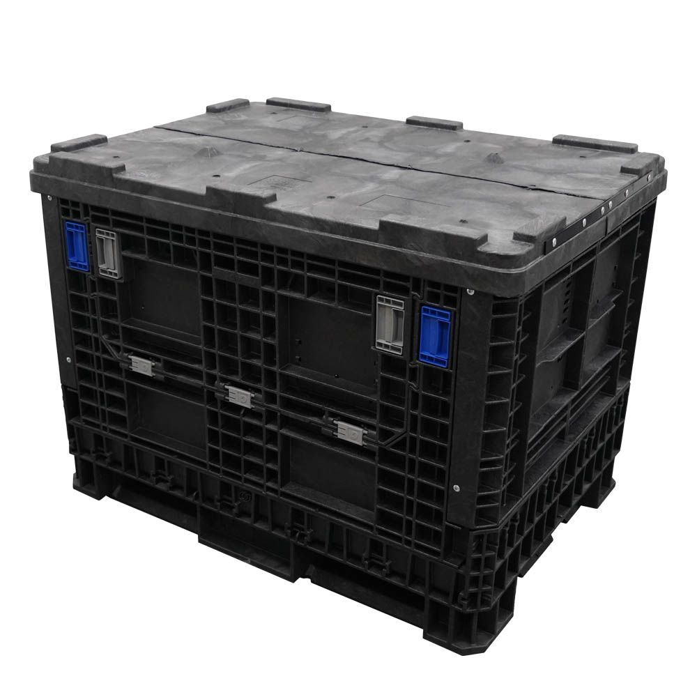 48" x 34" x 34" Non Collapsible Bulk Bin with Lid