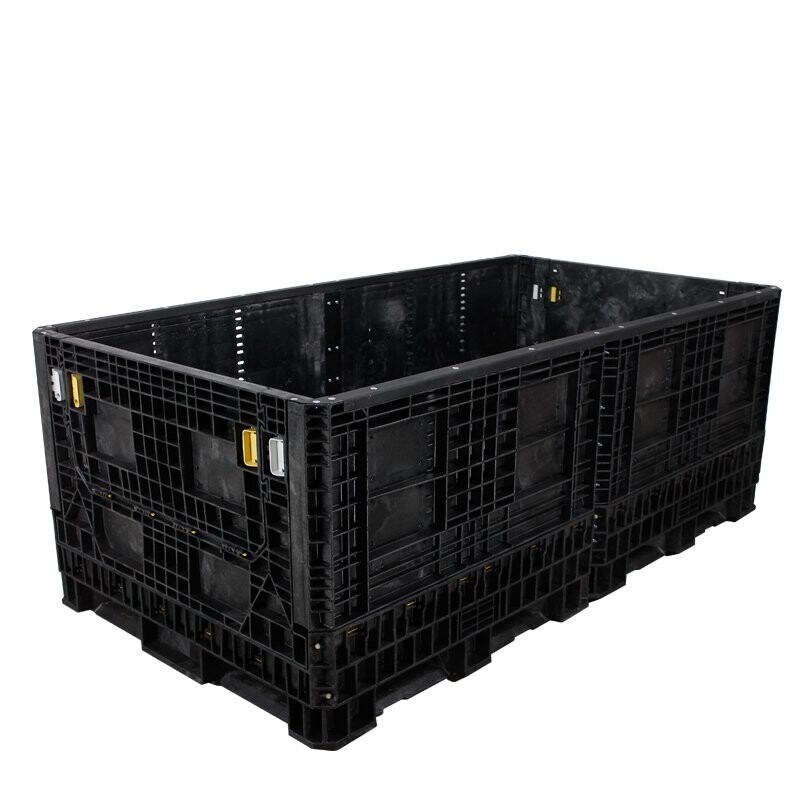 DuraGreen 90 DuraGreen 90" x 48" x 34" Extended-Length Collapsible Bulk Container (2 Doors)