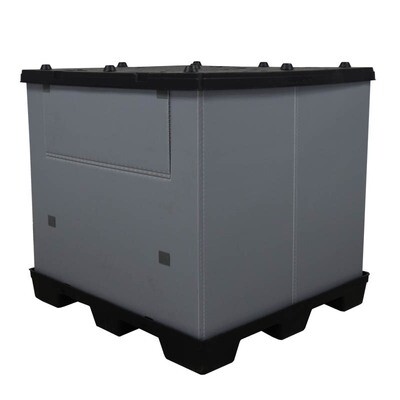 DuraGreen 45 DuraGreen 45" x 48" x 45" Plastic Pallet Pack Container (1 Door)