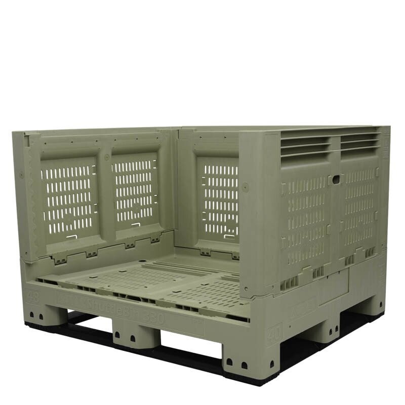 DuraGreen® | 40x48x33 | Collapsible Vented Harvest Bin