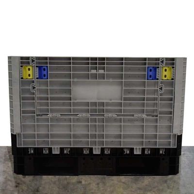 Refurbished 45" x 48" x 34" Used Collapsible Bulk Container (2 Doors)