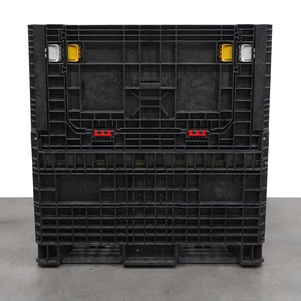 Refurbished 45 Refurbished 45" x 48" x 50" Used Collapsible Bulk Container (2 Doors)