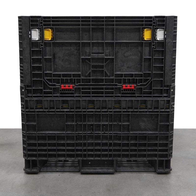 Refurbished 45" x 48" x 50" Used Collapsible Bulk Container (2 Doors)