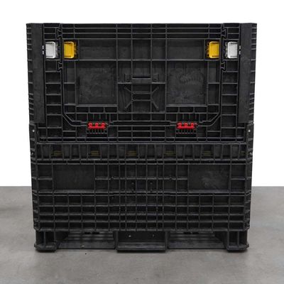 Refurbished 45" x 48" x 50" Used Collapsible Bulk Container (2 Doors)
