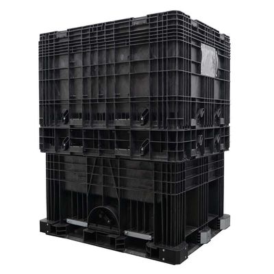 Buckhorn 57" x 45" x 74" Hopper Bottom Pro Box Bulk Seed Container With Lid