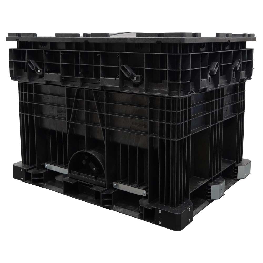 Buckhorn 57 Buckhorn 57" x 45" x 41" Hopper Bottom CenterFlow Seed Box with Cover