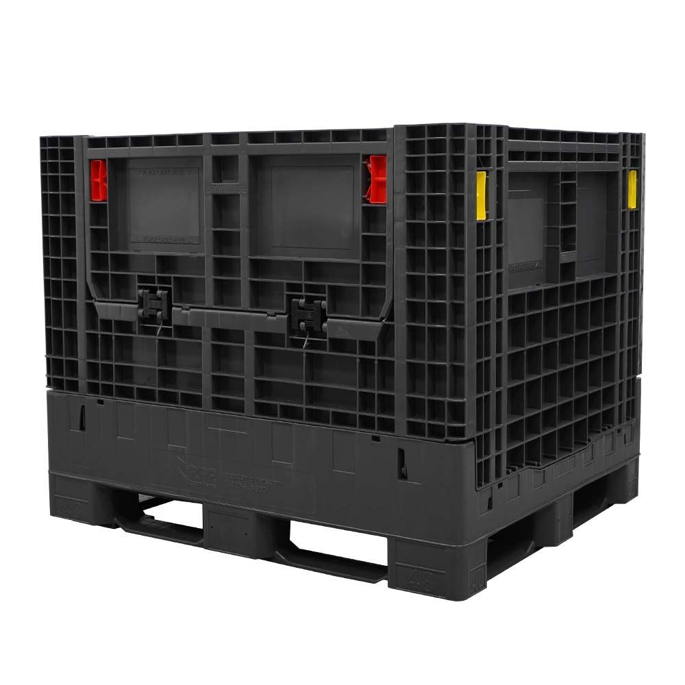 DuraGreen 40" x 48" x 39" General-Purpose Collapsible Bulk Container (2 Doors)