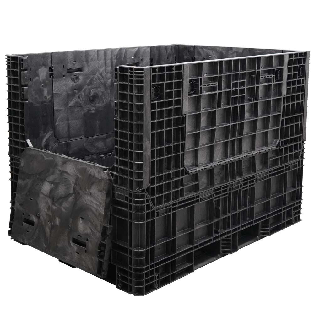 SEA CONTAINER BOX / FULLBLACK　コンテナ 70x48x50 | Extended Length Collapsible Bulk Container | BCE
