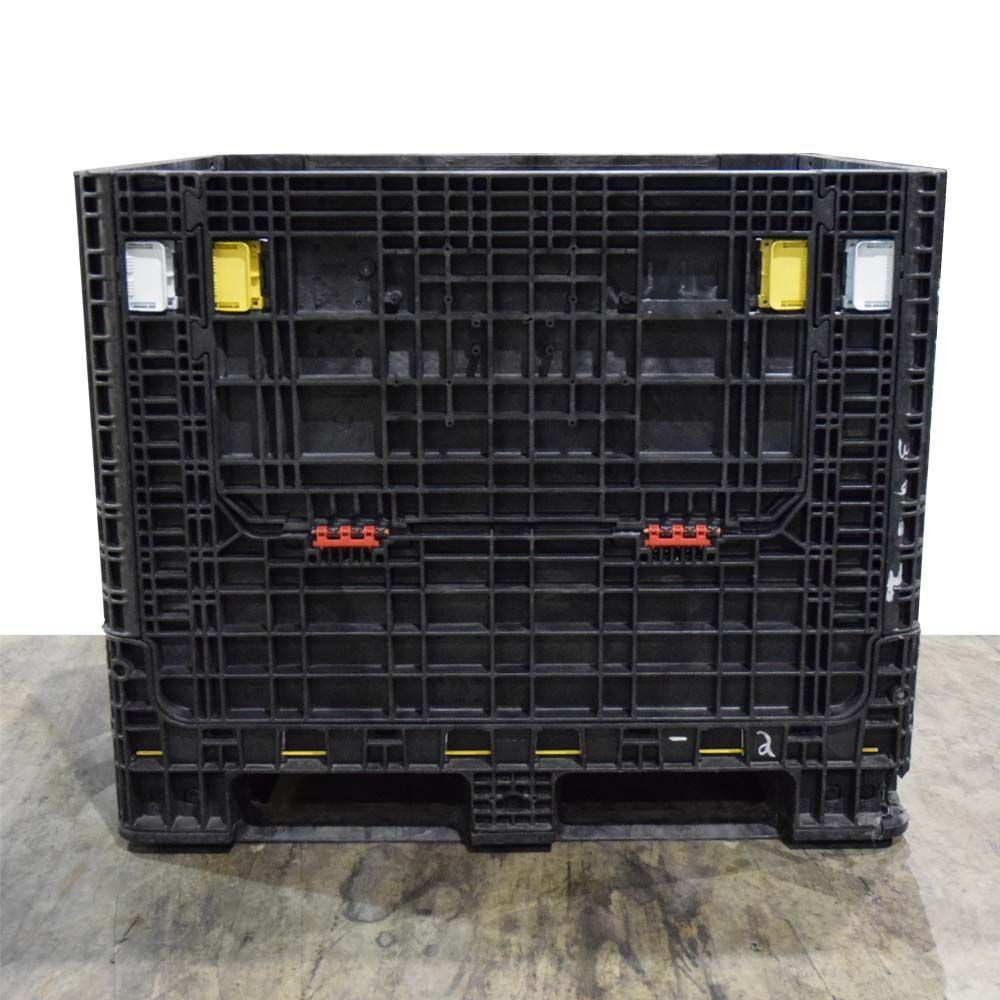 Refurbished 40 Refurbished 40" x 48" x 39" Used Collapsible Bulk Container (2 Doors)