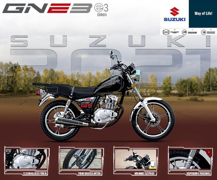 SPORT
GN 125 EURO 3
MODELO 2023