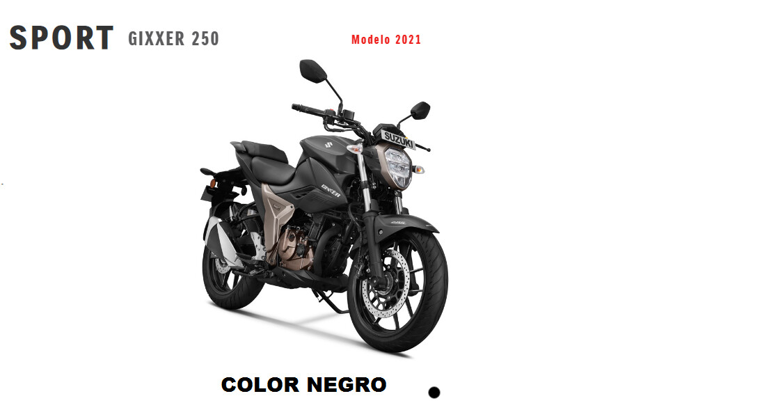 SPORT GIXXER 250
MODELO 2023