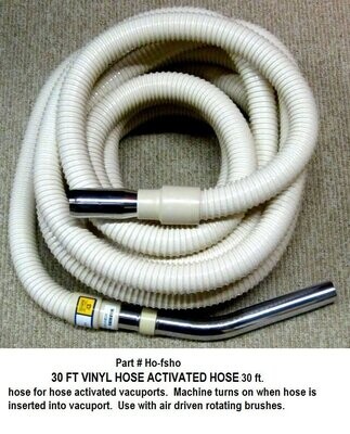 30 Foot Vinyl Hose Only Hose Activated