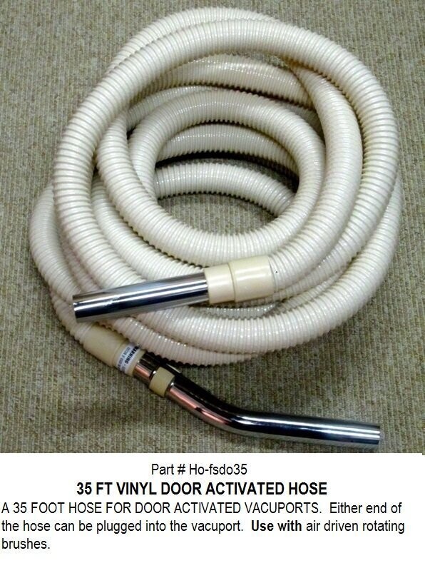 35 Foot Vinyl Hose Only  Door Activated