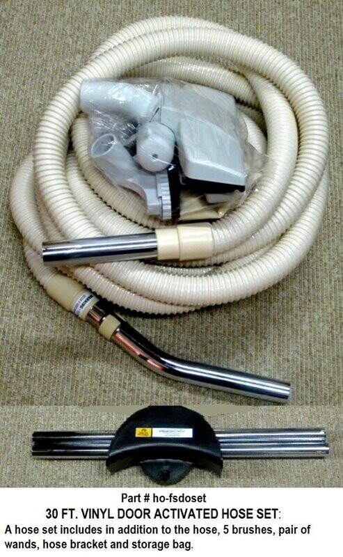 35 Foot Vinyl Hose Set  Door Activated
