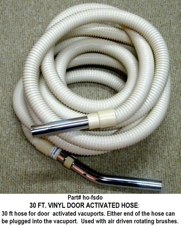 30 Foot Vinyl Hose Only  Door Activated