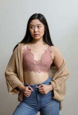 Marla Padded Lace Longline Bralette Marla Padded Lace Longline Bralette