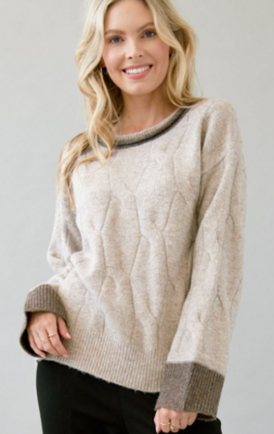 Greer Contrast Sweater