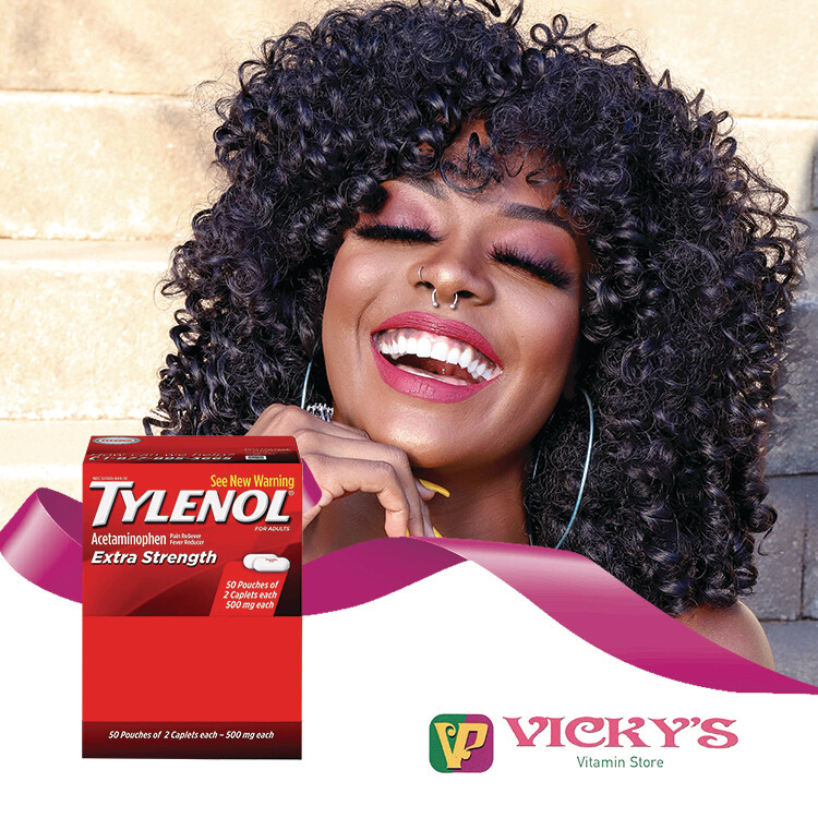 Tylenol Extra Strength  Pain Reliever &amp; Fever Reducer (50 Packets of 2 Caplets)