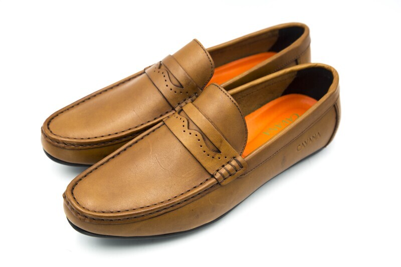 100% pure leather mens loafer  shoes