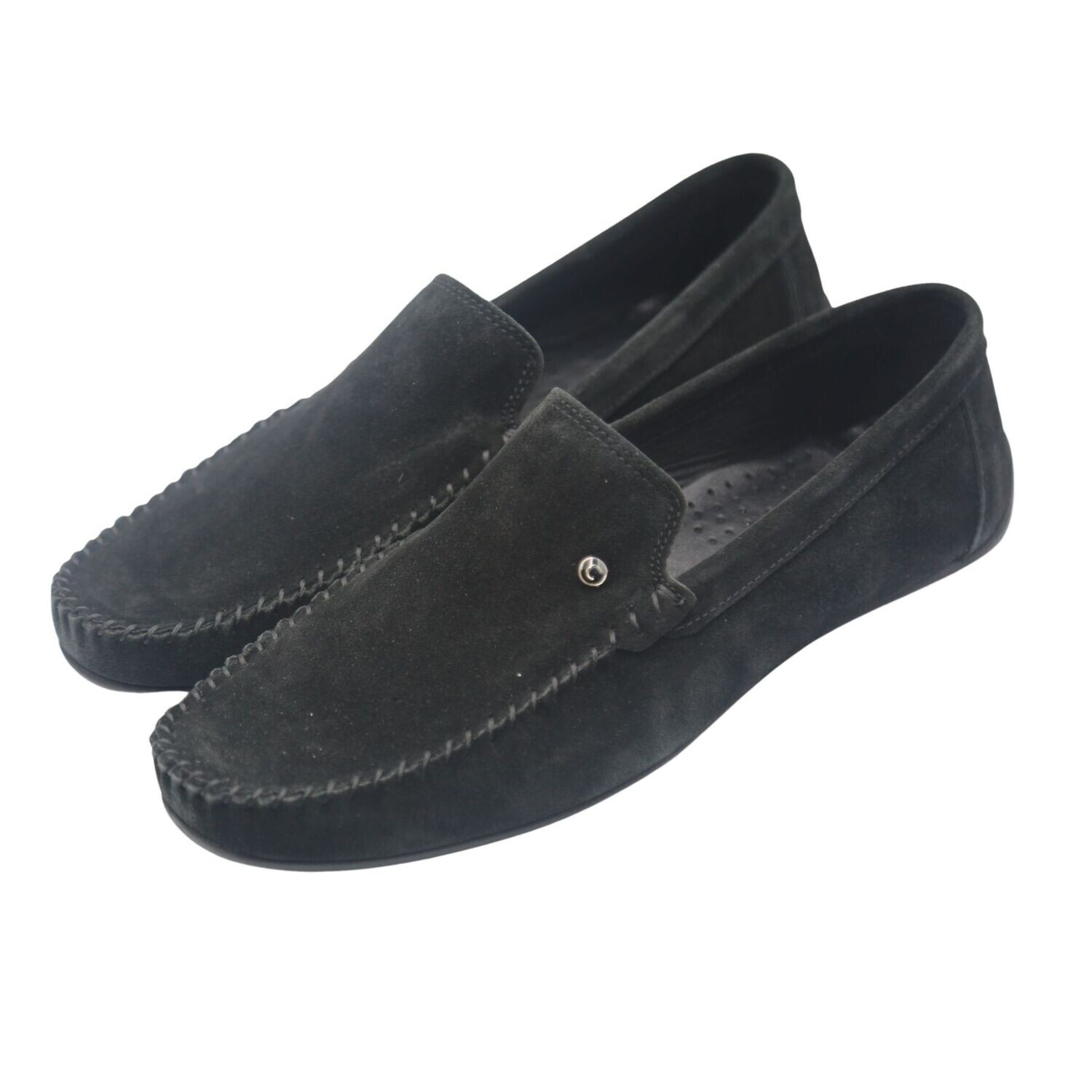 100% pure leather loafer shoes for men