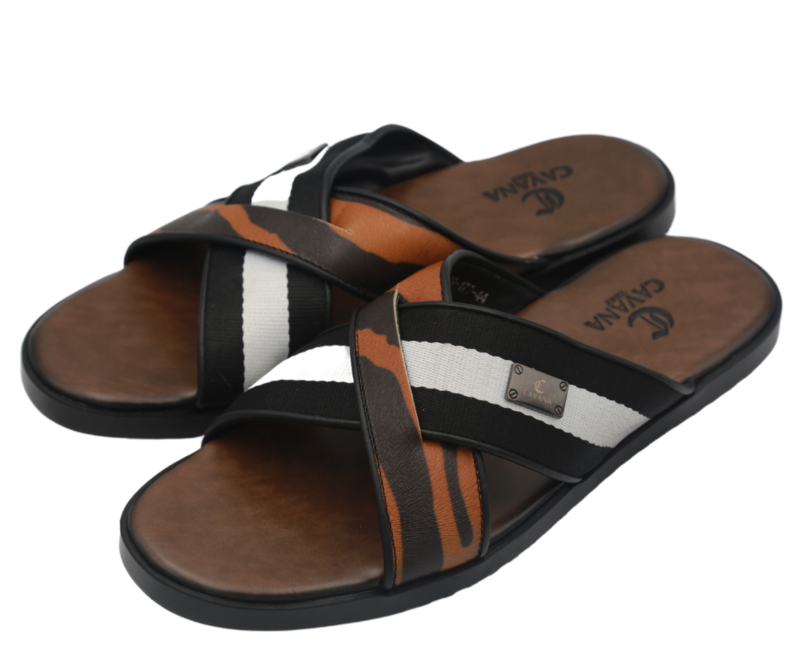 Leather slipper for men