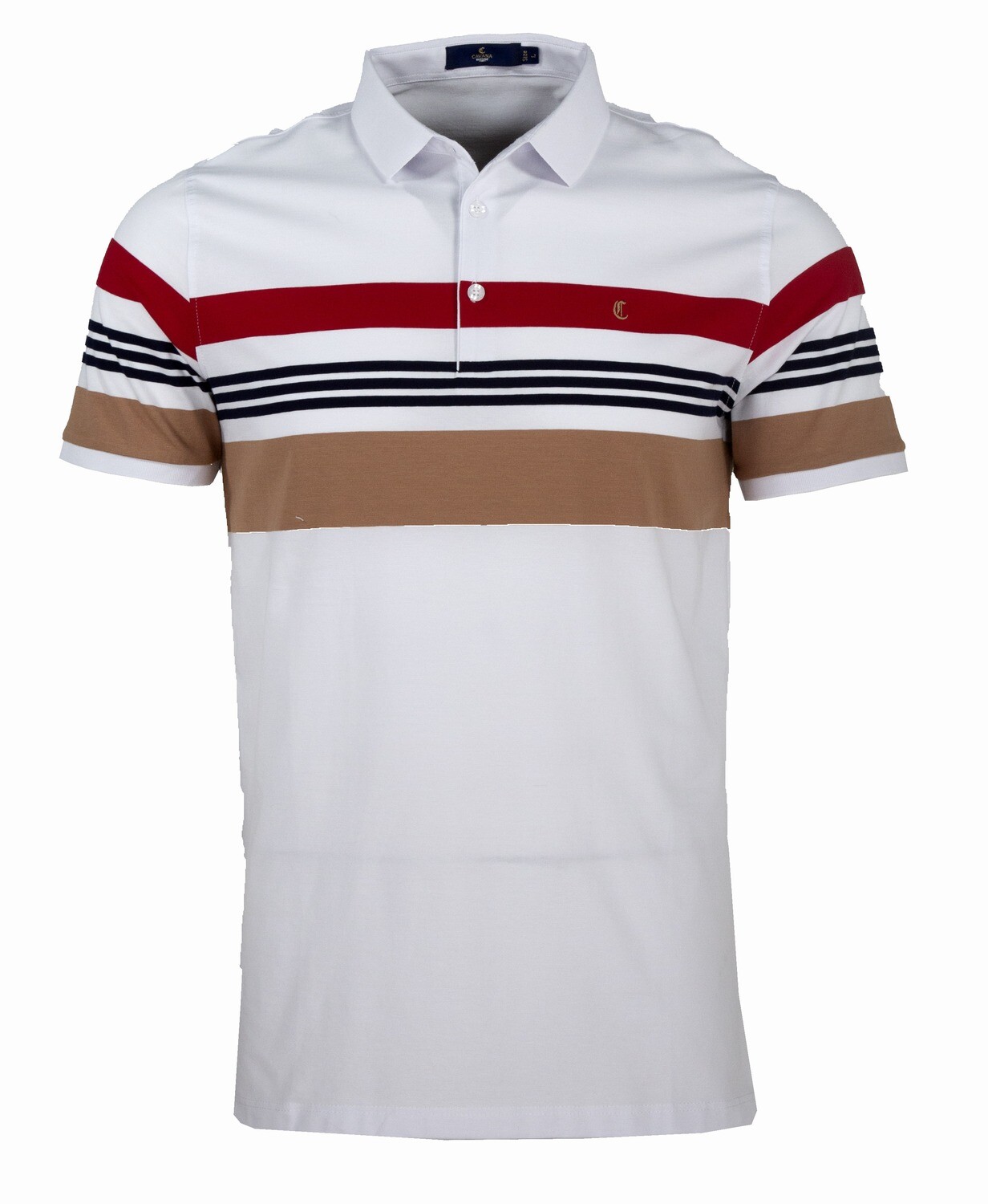Sustainable Printed Polo T-shirt for men
