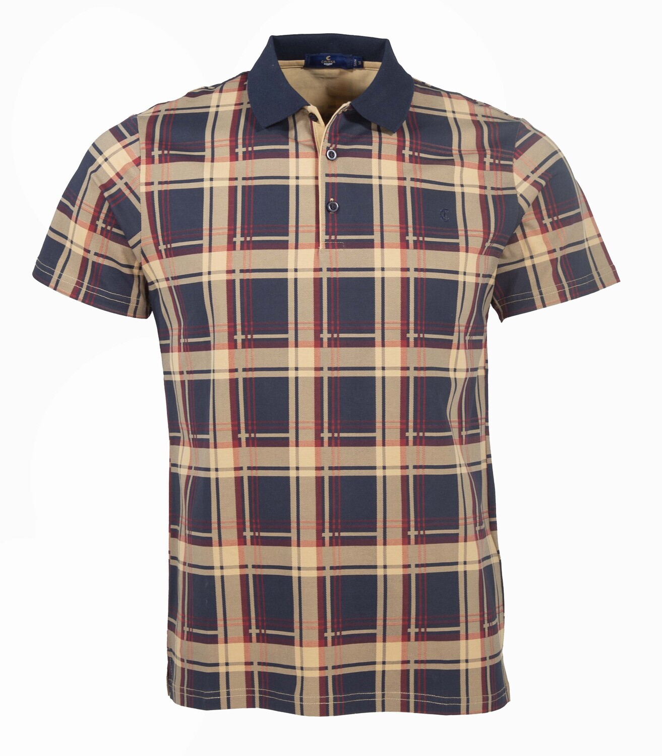 Men’s Luxury Touch Polo  Checked T-shirt