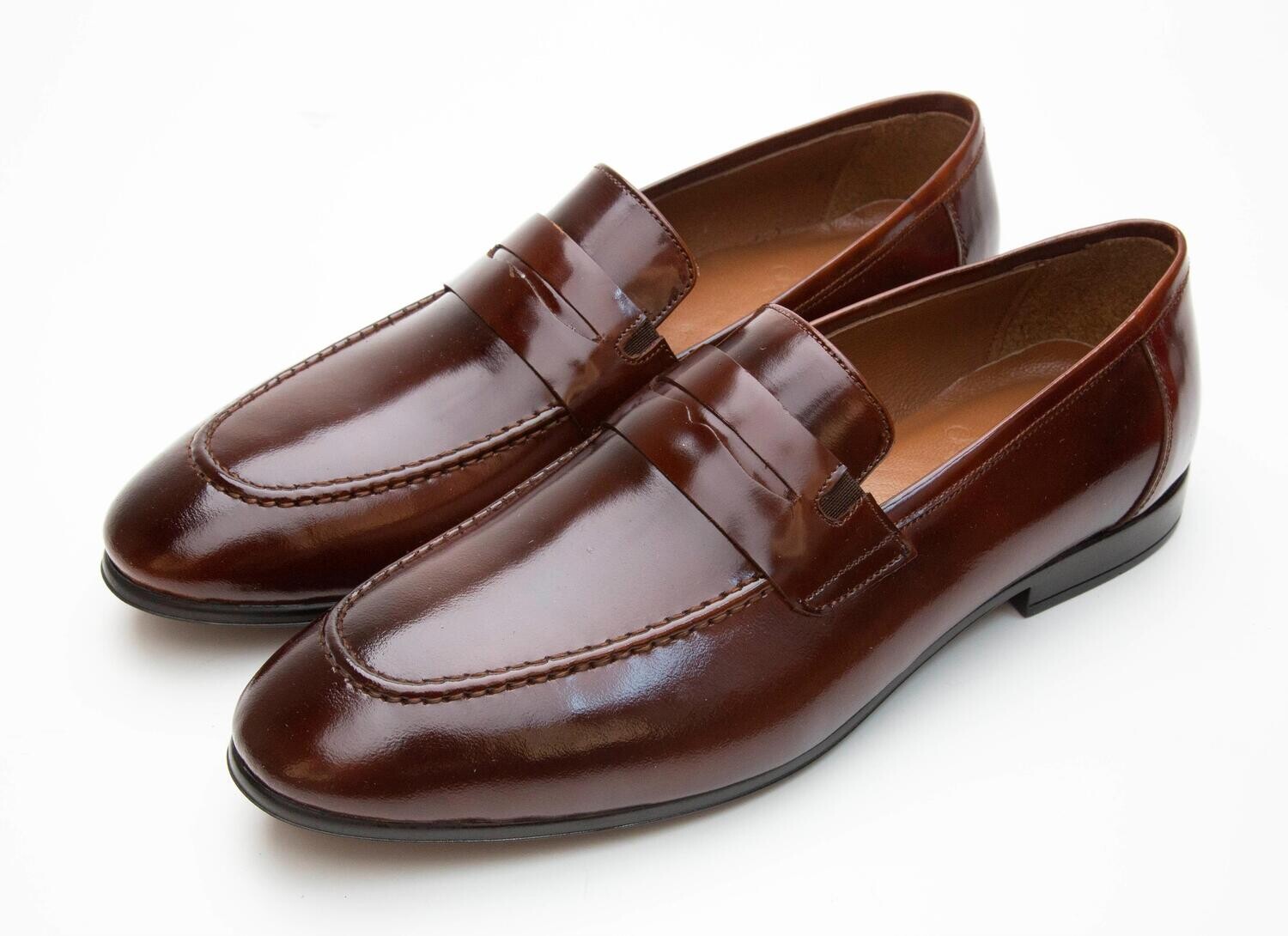 Brown Leather Loafers For Men