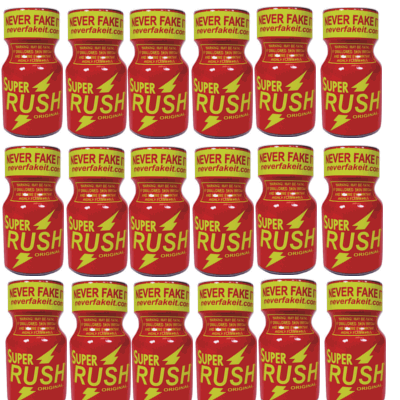 Buy Super Rush ORIGINAL [$8.99] 18-Box (10ml) poppers. Real, Fresh Rush