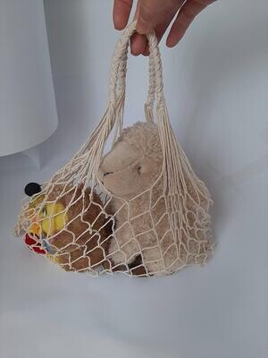 Bag balls crochet bag for toys,cotton bag for kids