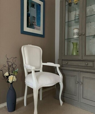 Up-cycled Furniture: White Chair