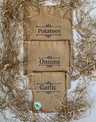 Pantry Hessian/Burlap Storage Bags