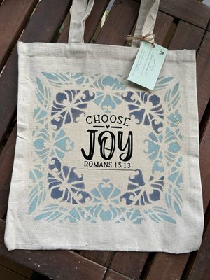 Canvas Tote Bag - Choose joy