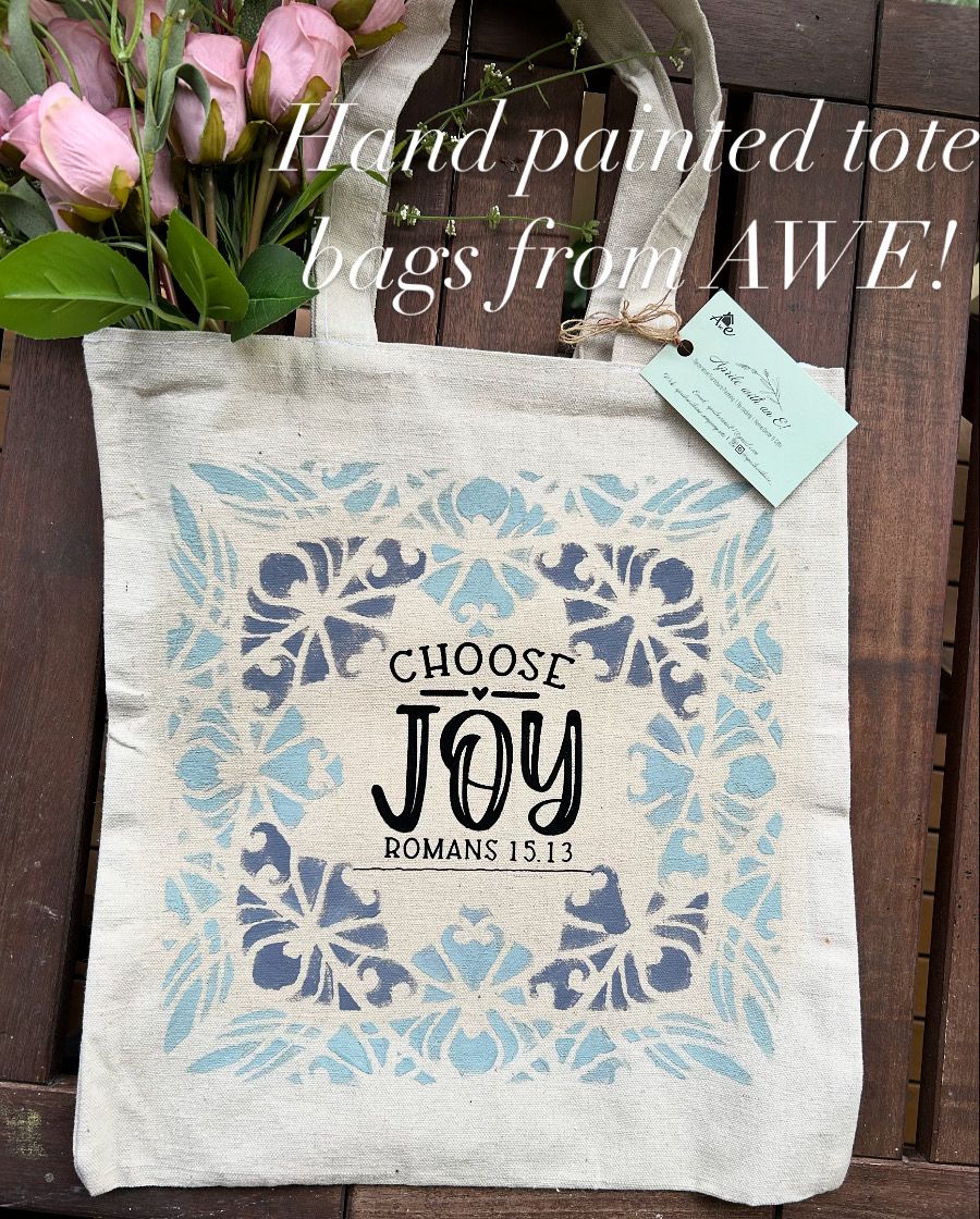 Canvas Tote Bag - Choose joy