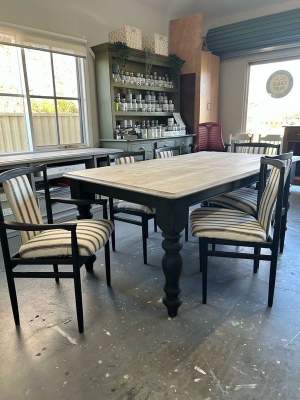 Dining Table And Six Chairs