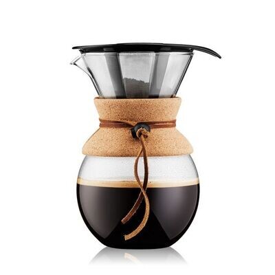 Bodum Pour Over Coffee Maker w/Permanent Filter 8 cup
