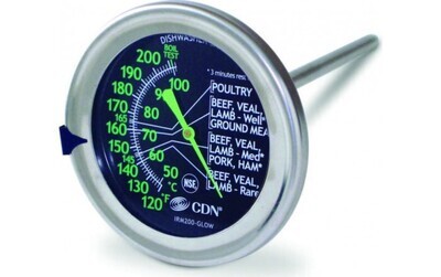 CDN Ovenproof Meat Thermometer Glow