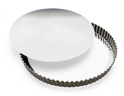Gobel Fluted Round Tartlet Pan w/ Removable Bottom 11 in